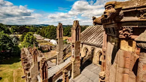 Getty Images Melrose Abbey