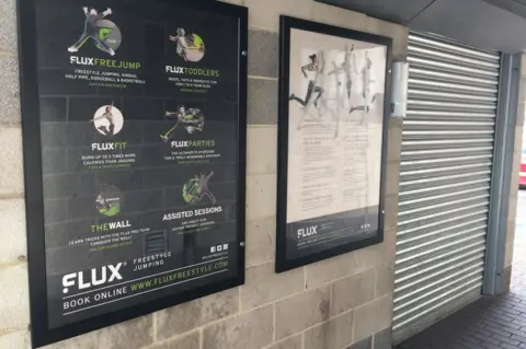 Entrance to Flux Freestyle, Ipswich