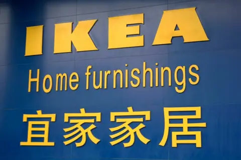 BBC Picture of an Ikea shop in Beijing