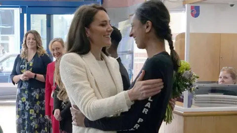 Arthur Edwards/The Sun/PA Catherine Princess of Wales and Preet Chandi