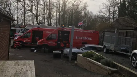 Scene of the canal search