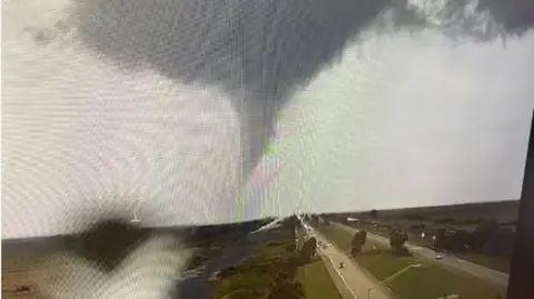 A twister is touching down in Florida 