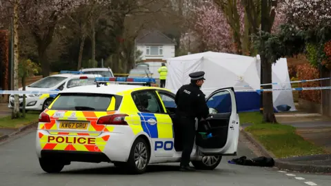 Reuters  The crime scene in Hale Barns