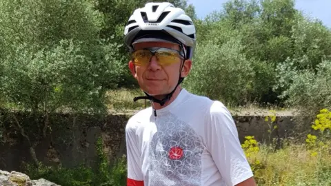 RupertWaterhouse Rupert Waterhouse in cycling gear