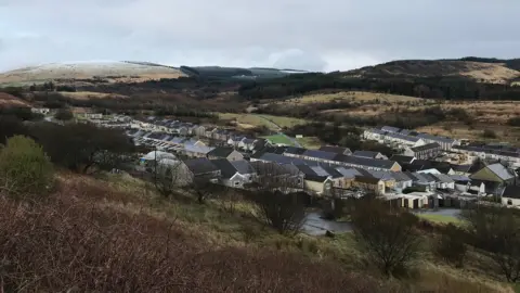 BBC A view over Caerau