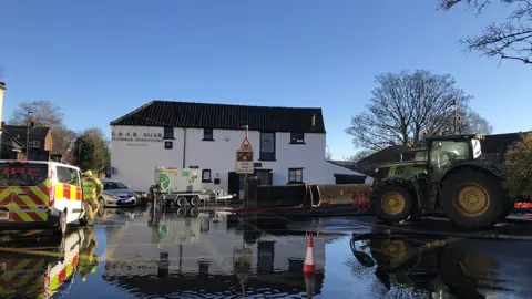 Naj Modak / BBC Flooding in Norton