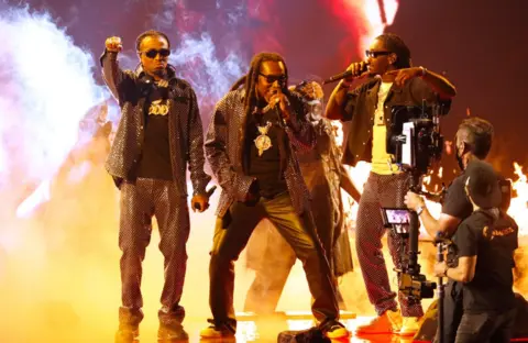 Getty Images Migos at the 2021 BET Awards