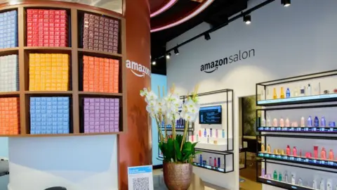 Amazon The inside of the salon