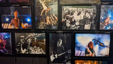 The Joiners The 'wall of fame' at Southampton's Joiners club