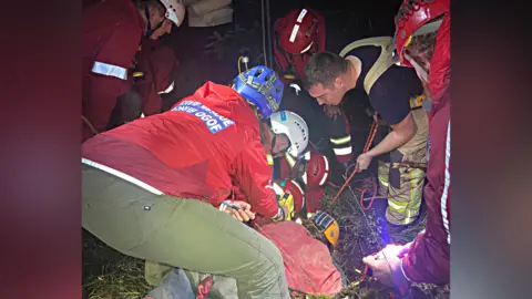 South & Mid Wales Cave Rescue Team Rescuers