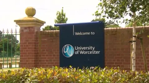 AFP University of Worcester sign