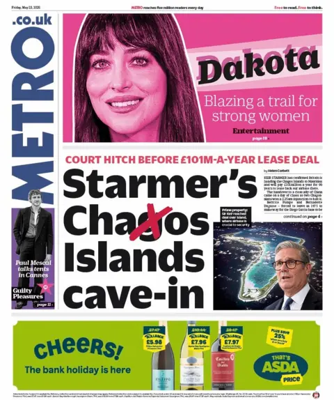  "Starmer's Chaos Islands cave-in".