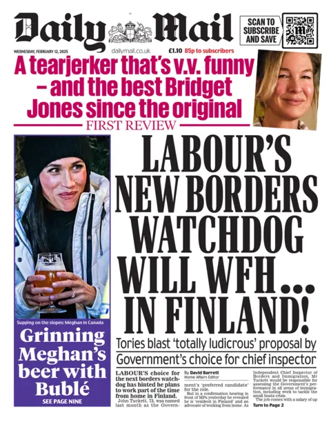 Daily Mail: Watchdog Borders Buruh Buruh akan bekerja dari rumah di Finlandia