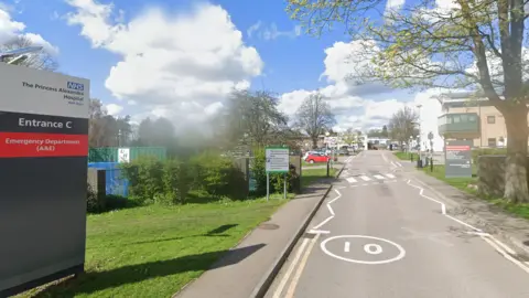 Google Maps The Princess Alexandra Hospital entrance 