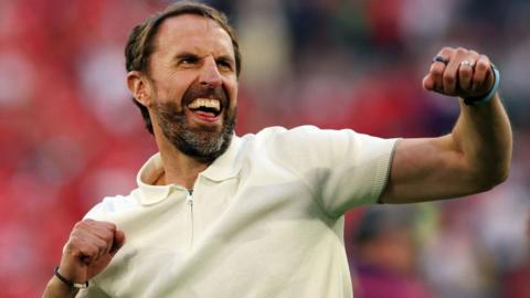 Southgate went from having cups thrown at him in Cologne to dancing in front of fans in Dusseldorf