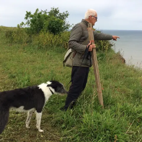 Colin Cramp and dog