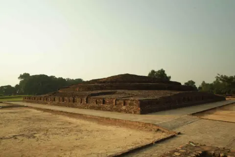 Icon Films View of the Piprahwa stupa site, present-day Uttar Pradesh, Northern India. Photo courtesy of Icon Films.jpg
