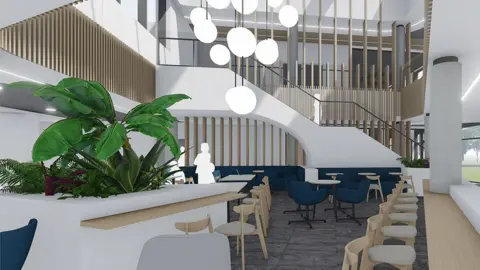 East Riding of Yorkshire Council Artist impression of inside of new centre