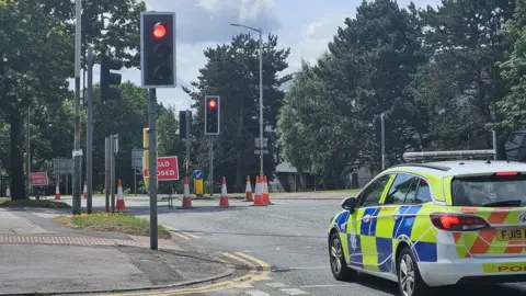 Mansfield Roads reopen after lorry and motorbike crash