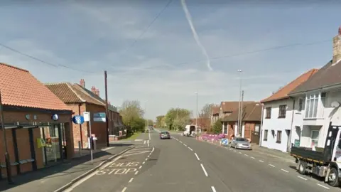 Google Maps A158 in Wragby, Lincolnshire