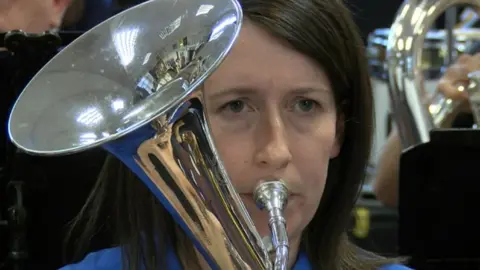 A player in the band