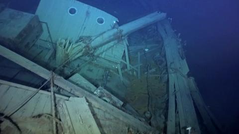 Endurance: 'Finest wooden shipwreck I've ever seen' - BBC News