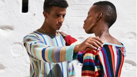 Nicholas Mastoras Valentina Karellas makes hand-made knitwear from surplus yarns