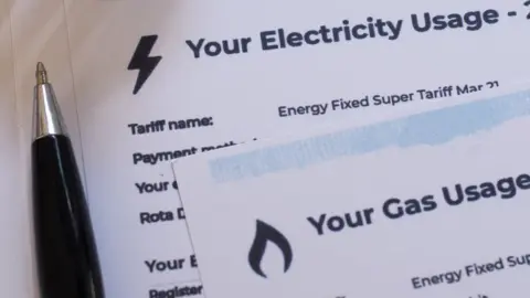 Getty Images Electricity and gas bills