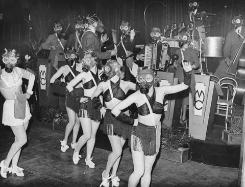 Getty Images masked dancers