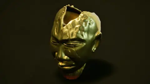 Nyamakop An Ashante gold mask as seen in the game Relooted