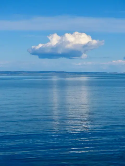 Jane Sayliss A cloud reflected in the water