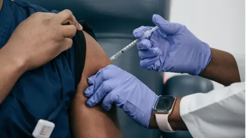 Getty Images Vaccination in New York