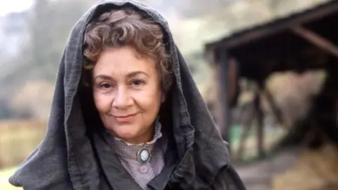 Getty Images Joan Plowright in period costume