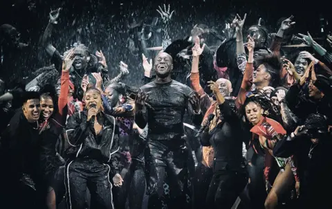 Samir Hussein Stormzy performs at the 2019 BRIT Awards in London