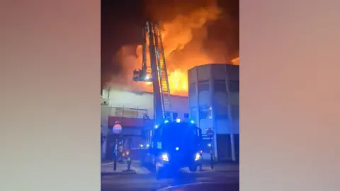 Wozname Fire in Hastings