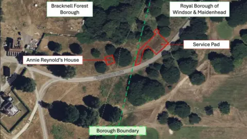 RBWM A bird's eye view of the plans submitted to the Royal Borough of Windsor and Maidenhead.