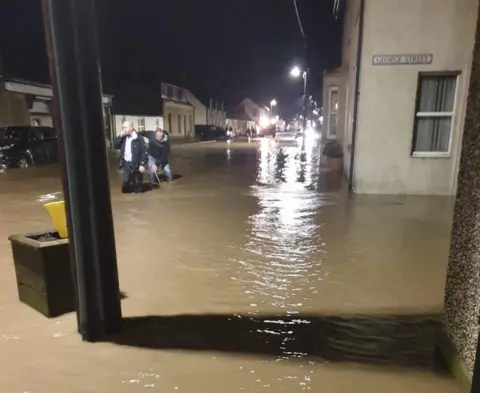 Stuart Tweddle Flooding in Newcastleton