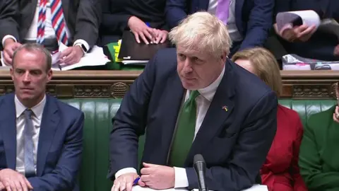HOUSE OF COMMONS Prime Minister Boris Johnson