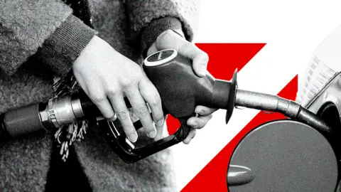 BBC Petrol pump image