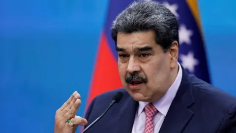 Reuters Venezuela's President Nicolas Maduro addresses the media from the Miraflores Palace, in Caracas, Venezuela November 30, 2022.