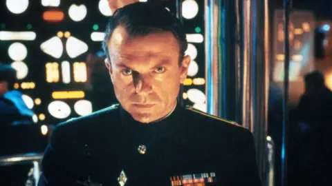 Getty Images Sam Neill on the set of The Hunt of Red October, based on the novel by Tom Clancy