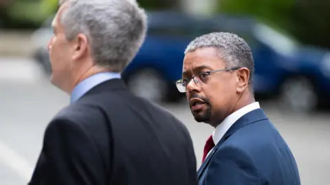 PA Media Vaughan Gething arriving at the Covid inquiry