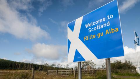 Scotland-England border