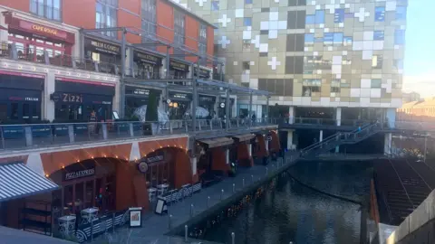 The Mailbox canal, Birmingham