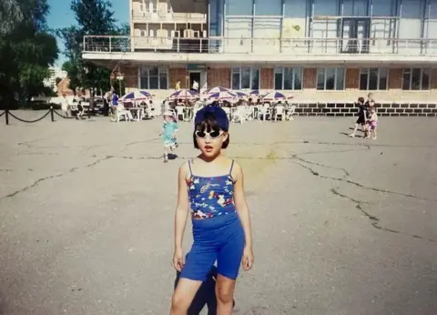 Family handout Saltanat Nukenova at the Port of Pavlodar, Kazakhstan (1996-1997)