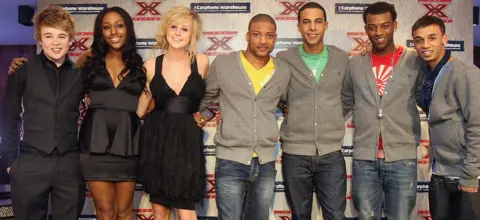 Getty Images The 2008 X Factor contestants