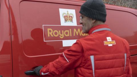 Royal Mail worker
