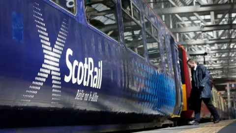 PA Media ScotRail train