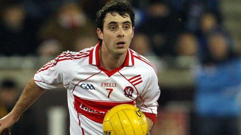 Liam Hinphey was a key player for the Derry football and hurling teams