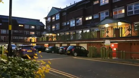 Flats on Lighthorne Avenue in Ladywood with cars parked in front